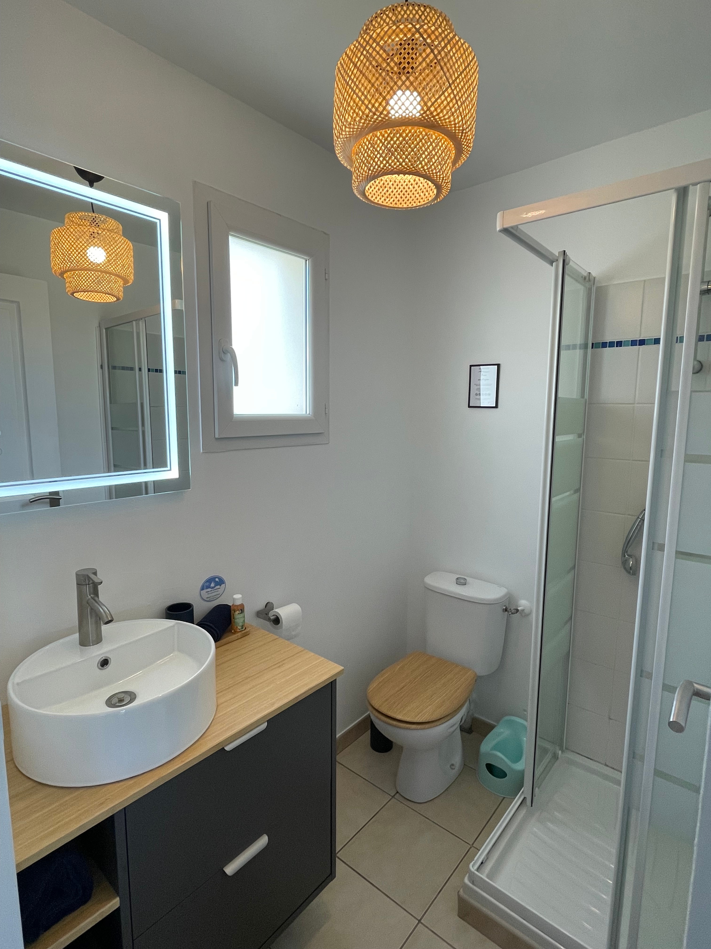 Salle d'eau rdc avec WC