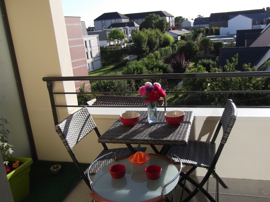 Le Balcon depuis le salon et la chambre