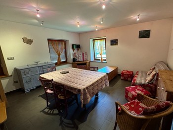 Espace salon / séjour - Gîte Gentiane - Domaine de la Prairie des Prés