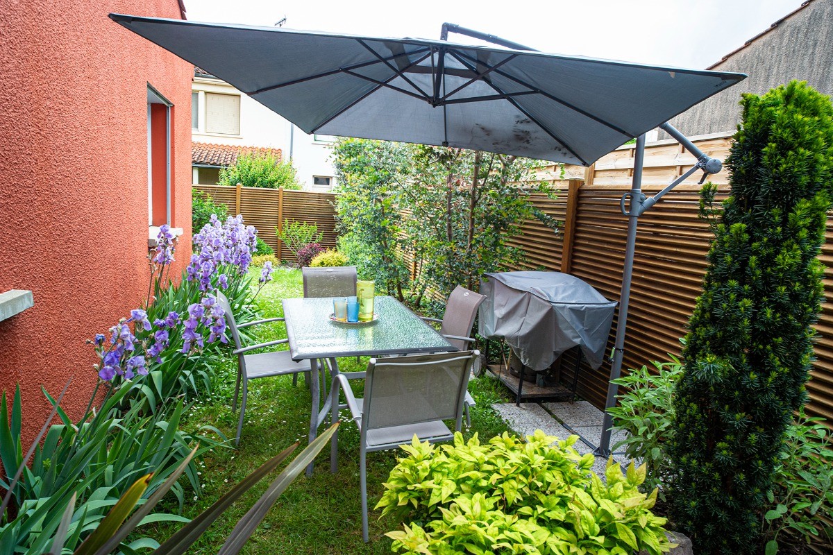 Gîte " Le Pagnol" Albi OccitanieTerrasse côté jardin