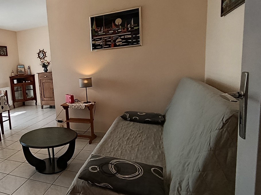 The dining and lounge areas in the living room – “Le Beaulieu” flat