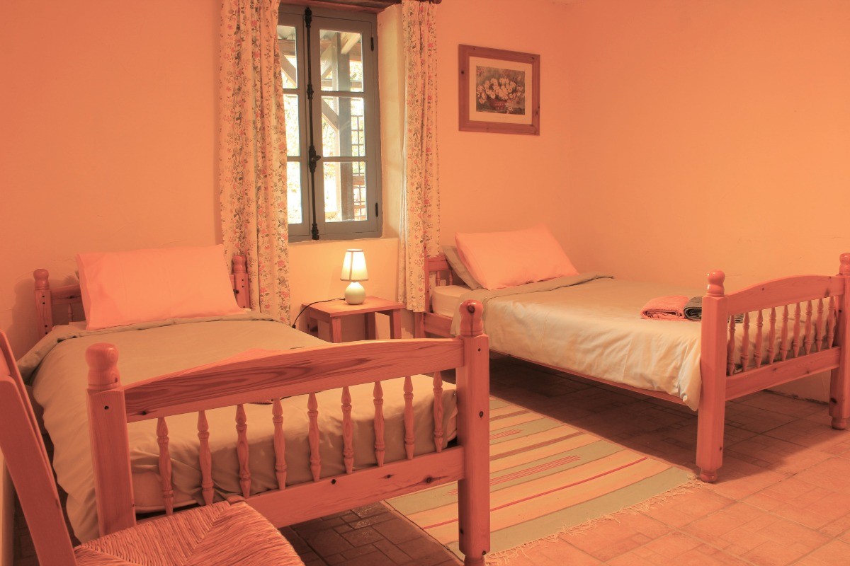 Chambre double en rez-de-chaussée
