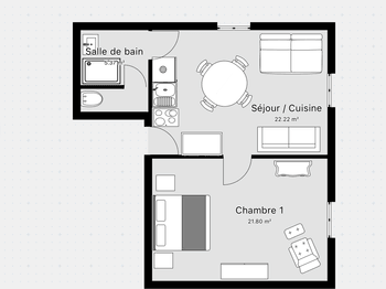 Plan de l'appartement Banda