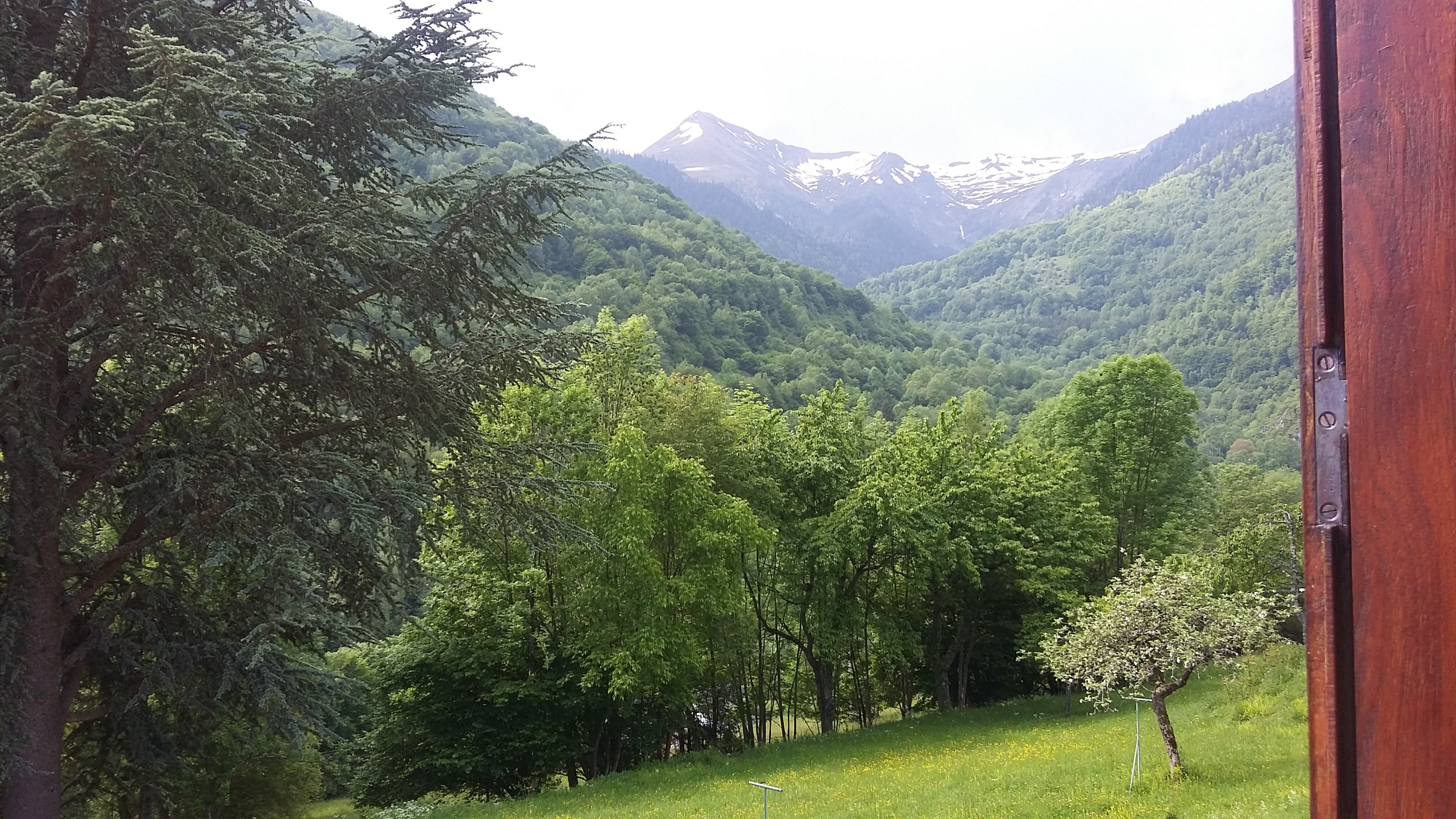 Vue sur le pic de la Calebasse (2200m)