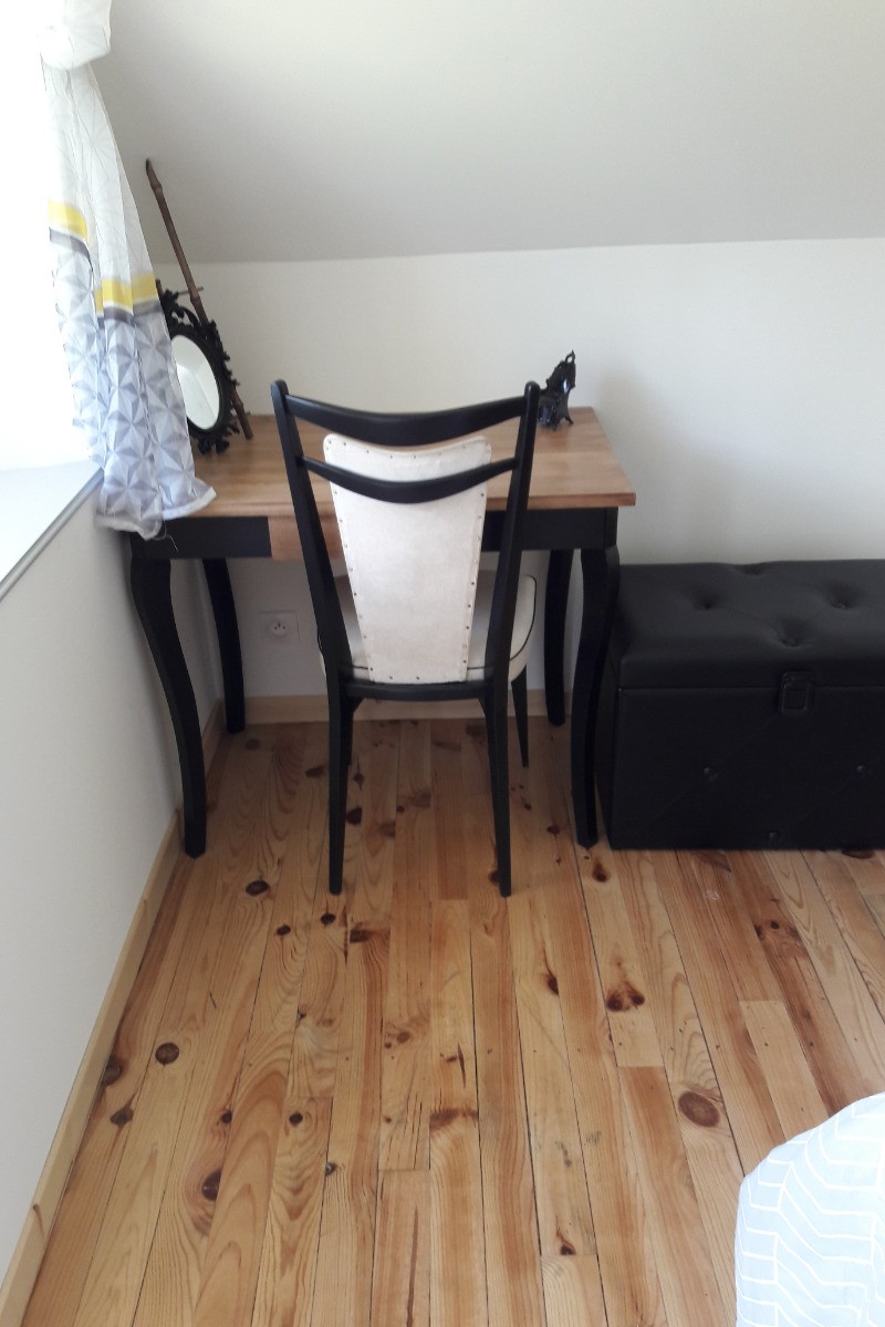 espace chambre avec bureau