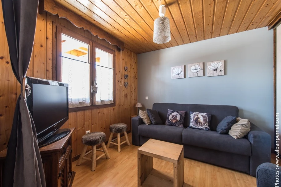 Gite Le Fleur de Neige en Savoie - Station de ski familiale - salon