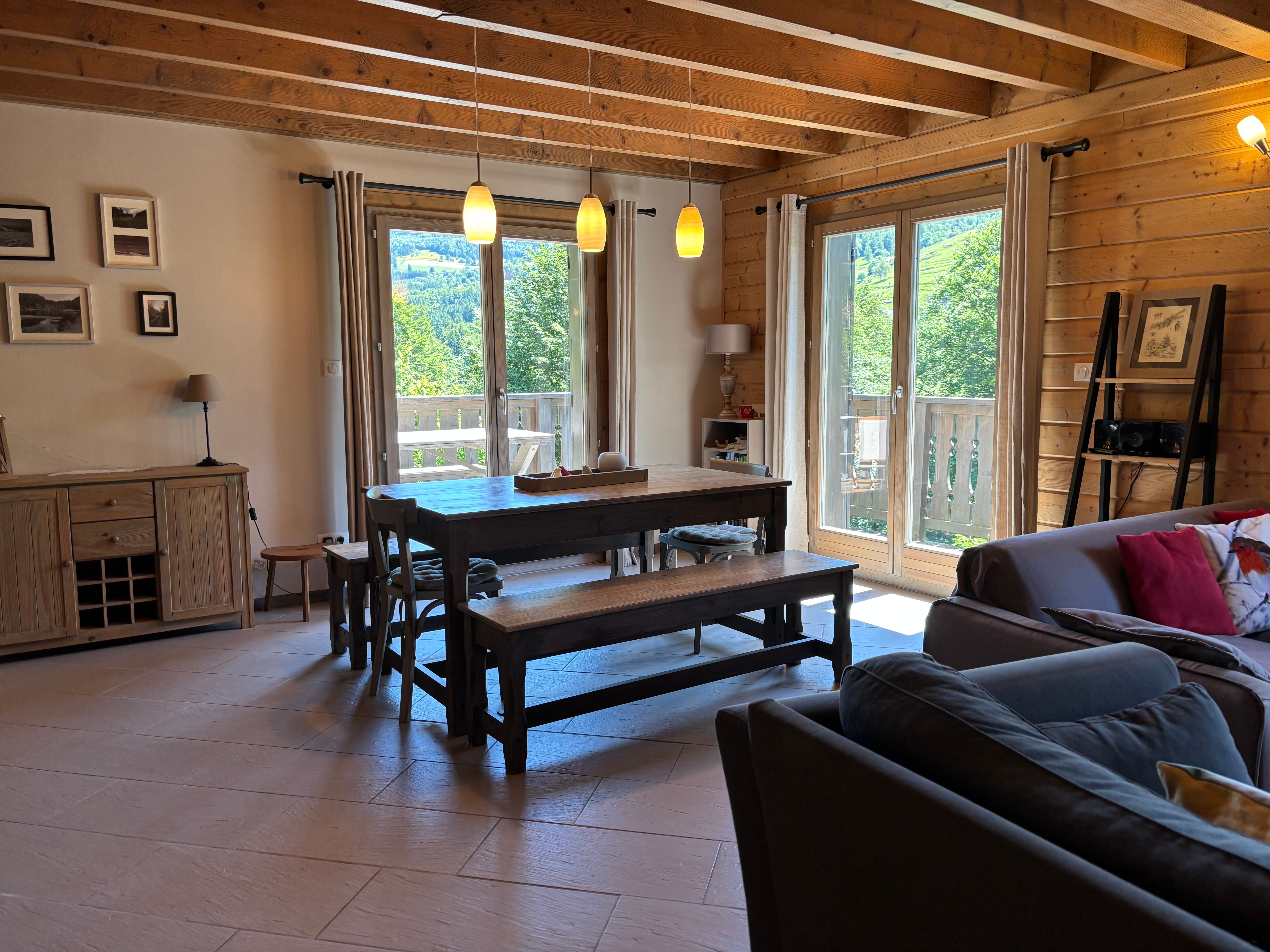Salon / séjour - Chalet Le Haut du Seu