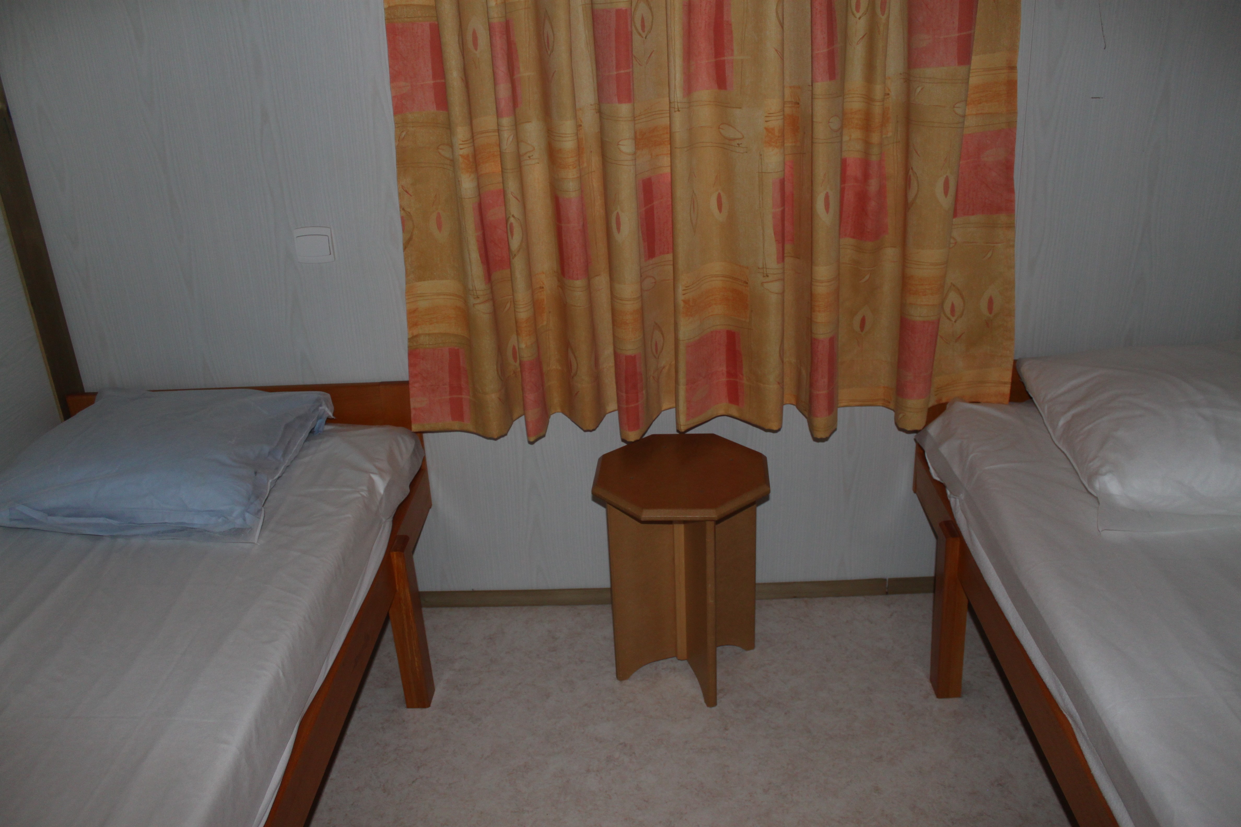 Chambre avec 2 lits simples (chalet GL + TW)