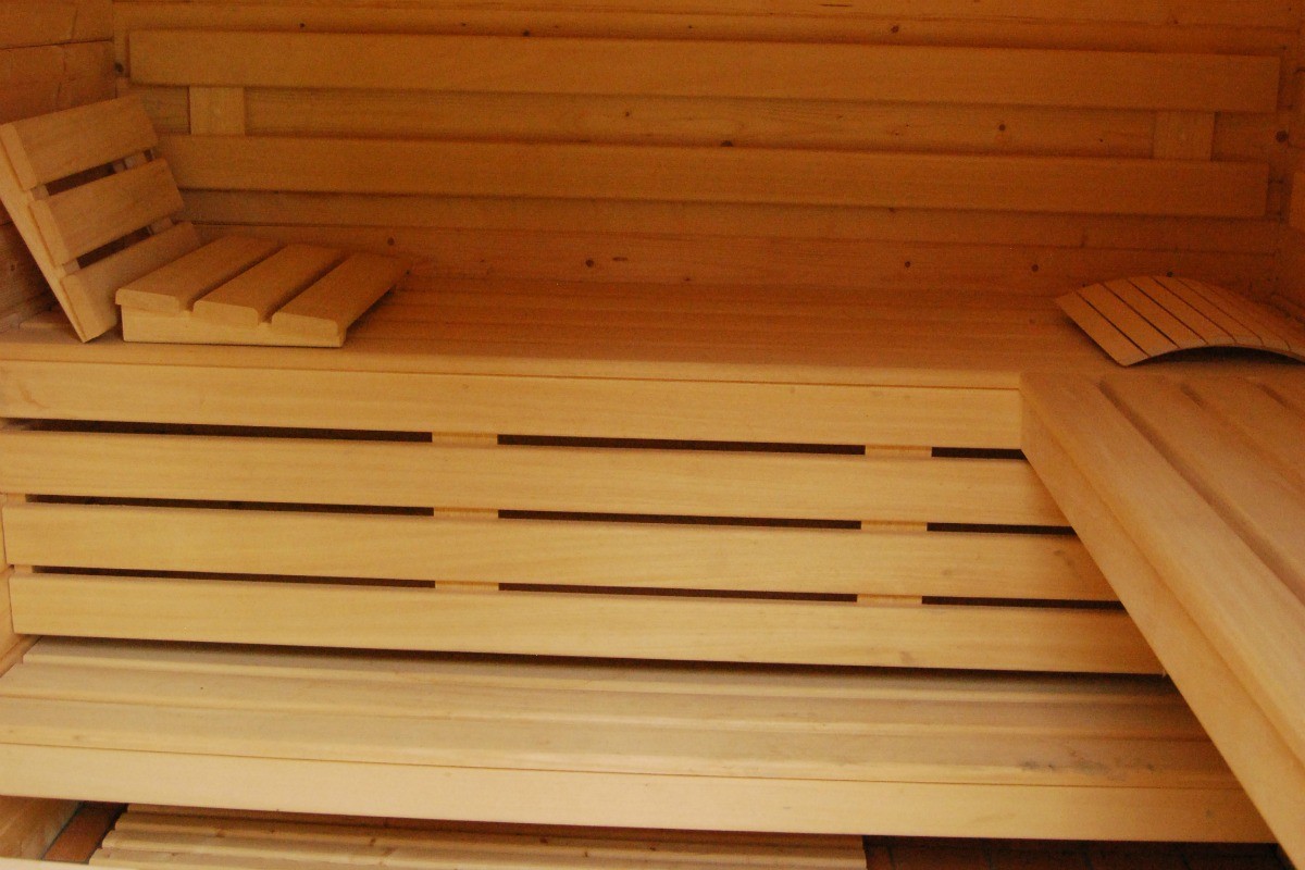 Sauna commun aux autres hébergements de la propriété