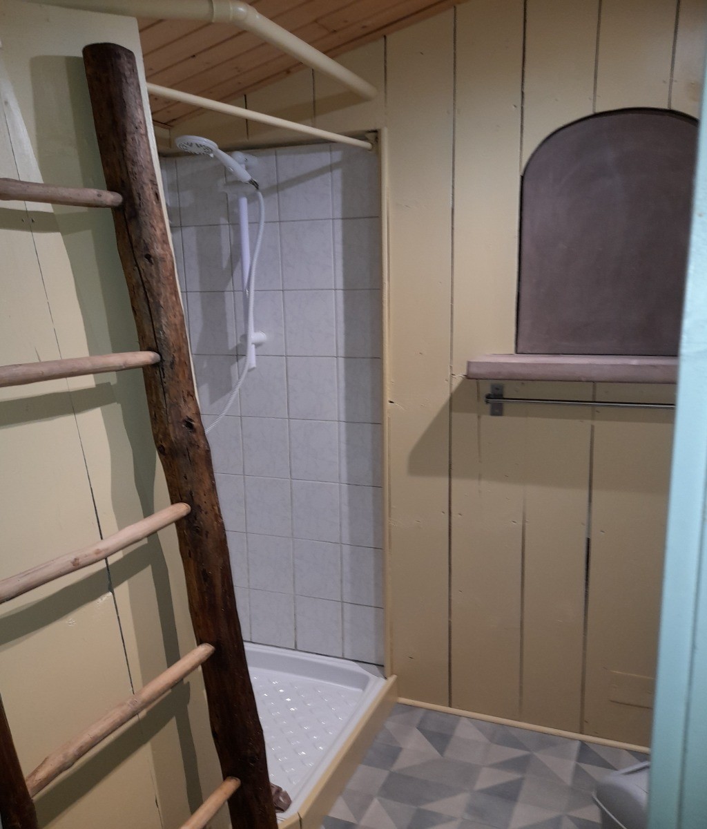 Deuxième salle d'eau et sa douche  - Maison Coeurdacier