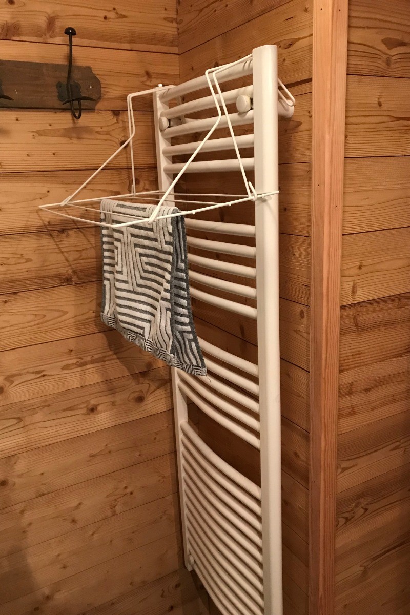 Potence amovible pour séchage - salle de bain