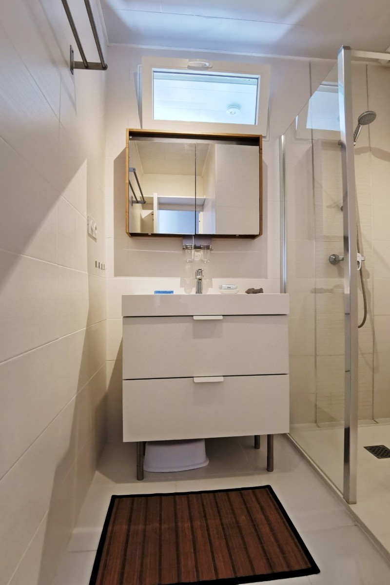salle d'eau avec douche à l'talienne