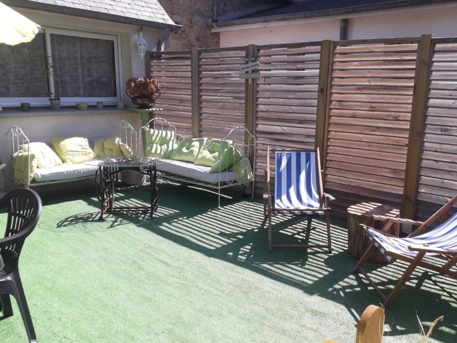 Les jardins de Salinor, location, Planguenoual, terrasse