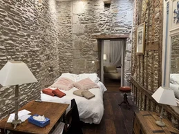 Bedroom 2 - Bed 140 cm. Within the ancient walls of the corsair town!