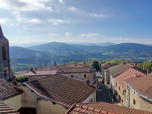 Chez Nelly - Gîte 2 personnes à Arconsat, Puy de Dôme, Auvergne : La vue