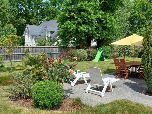 The terrace