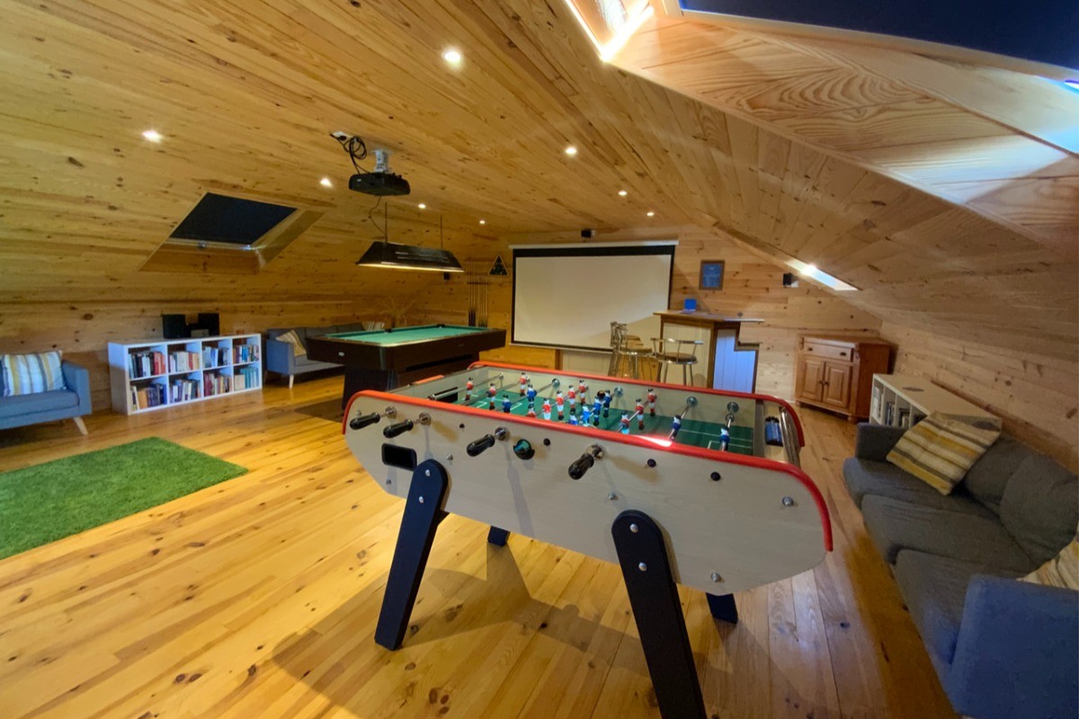Salle de jeux pour toute la famille