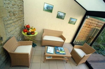 Salon véranda - Chambre d'hôtes l'An XII - Suite Floréal