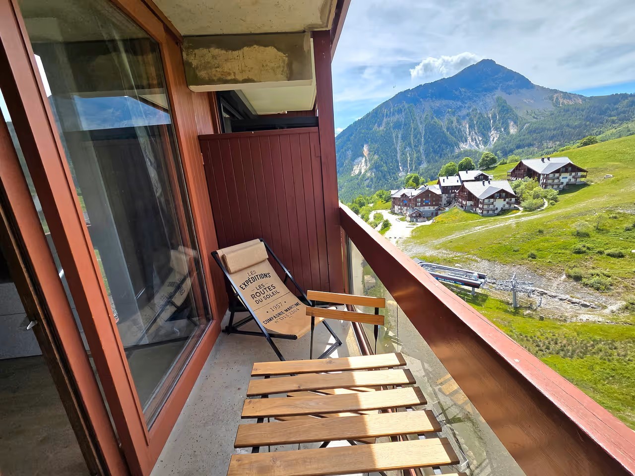 télésiège au pied de la résidence