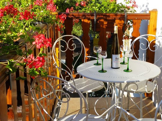 Balcon du gîte "Le Lohkas"