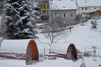 Les Pods sous la neige
