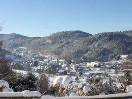 Salon lumineux - Gite Sapin