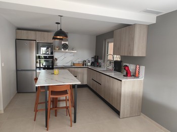 Cuisine toute équipée à votre disposition