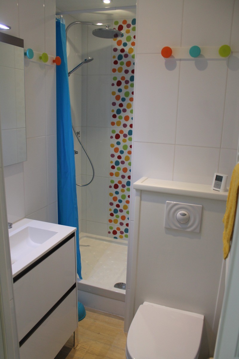 Salle de bain 2 : douche et toilette