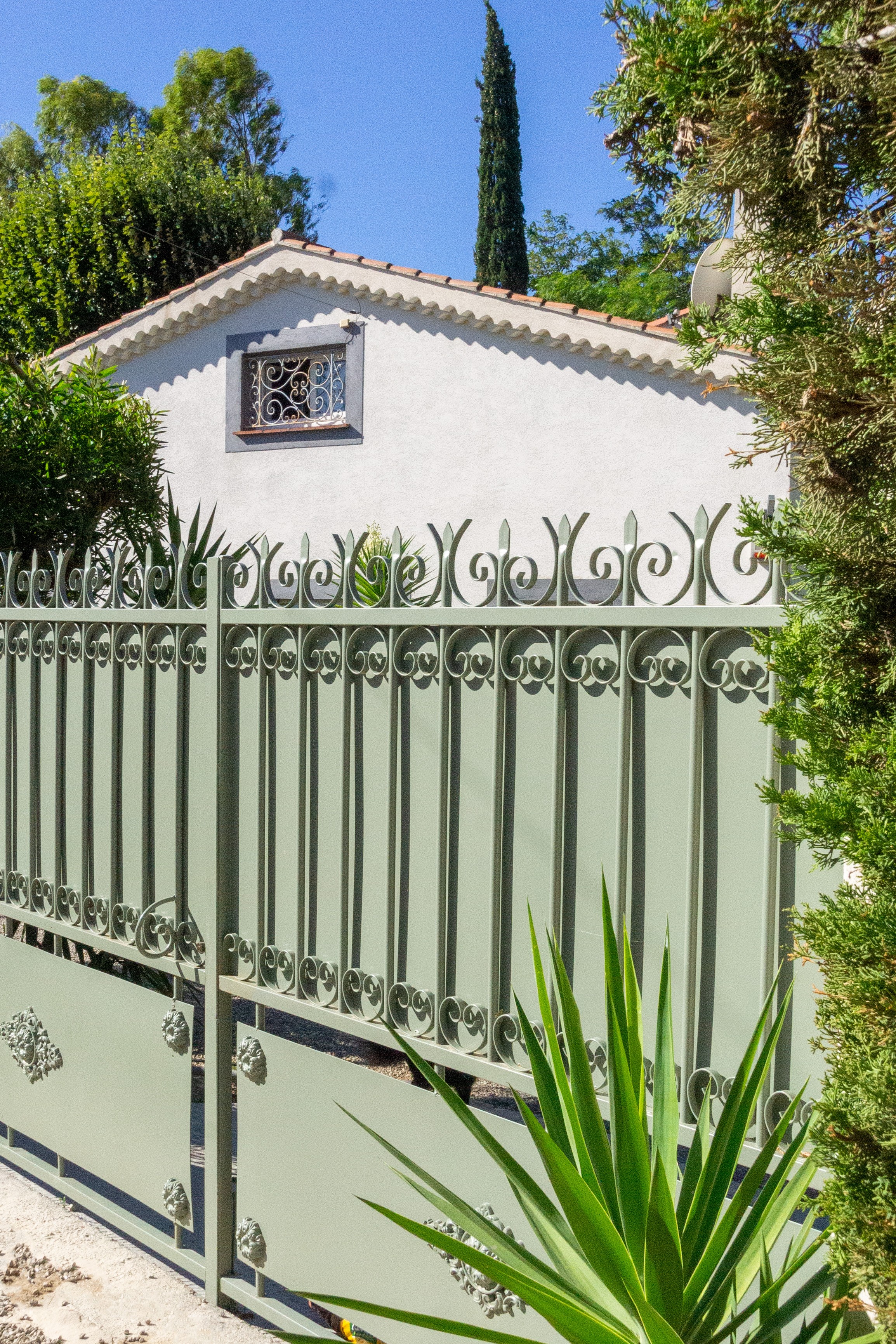 La maison vue de l'exérieur