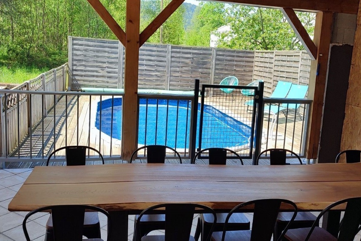 Terrasse - Gîte du Pré Forestier