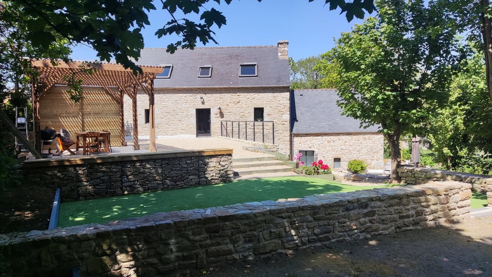 facade  de la villa 