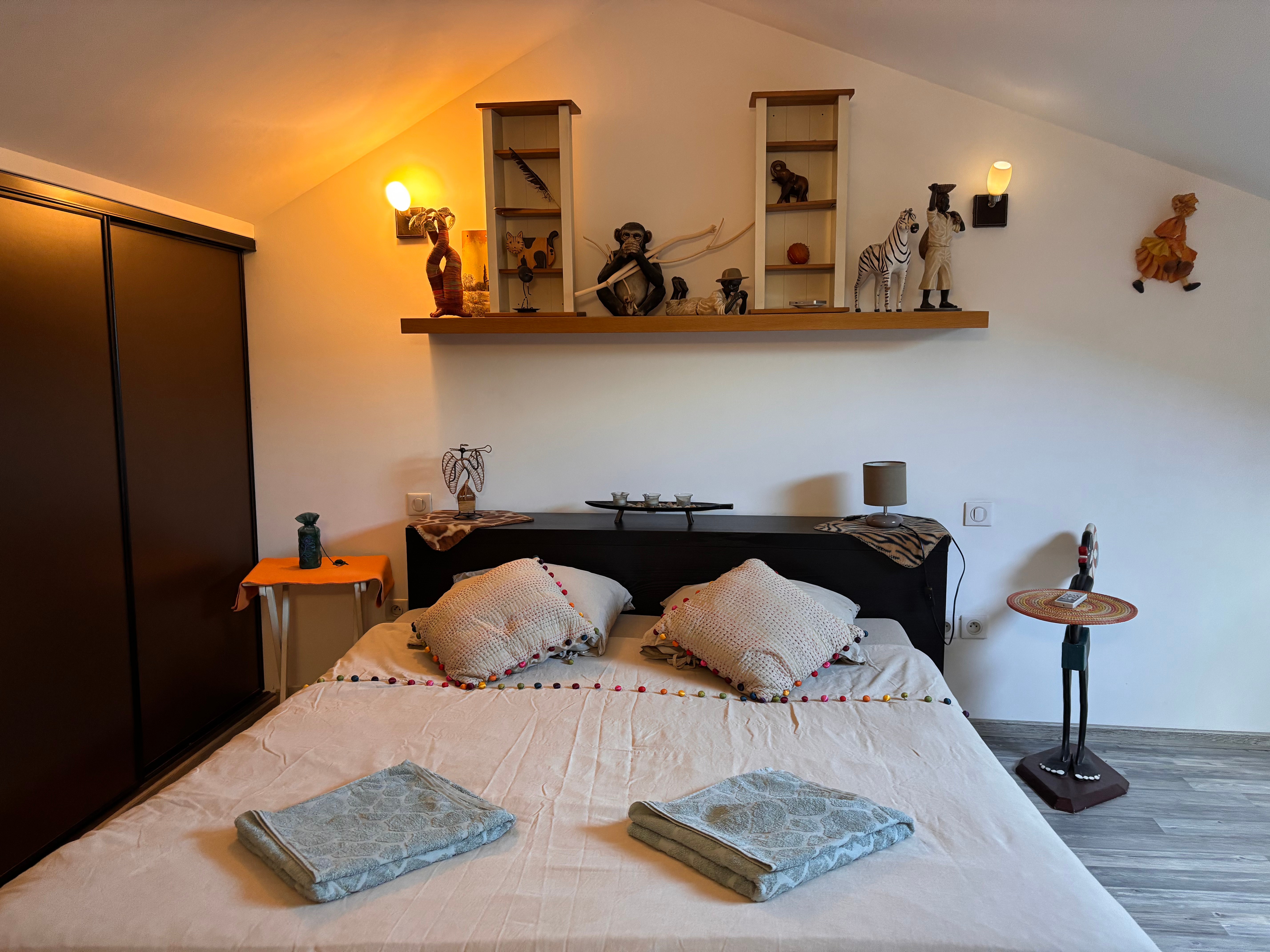 Chambre sur la mezzanine - Appartement La Porte des Vosges - Raon l'Etape