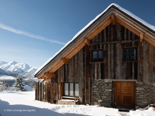 Stone and wood, sun and snow