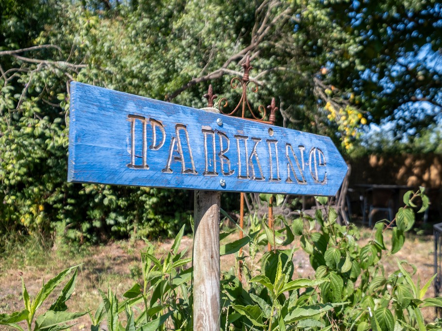 stationnement devant la maison