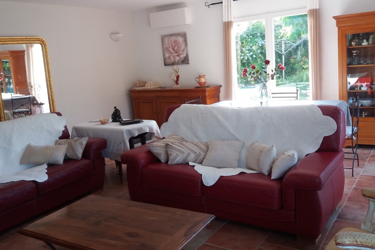 Salon, le Mas des Roses, Sanary-sur-Mer, Var, Côte d'Azur