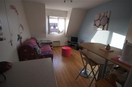 le salon très claire et bien exposé location a 300 m de la plage a villers sur mer