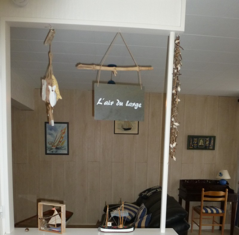 Vue de la cuisine (ouverte sur le salon)