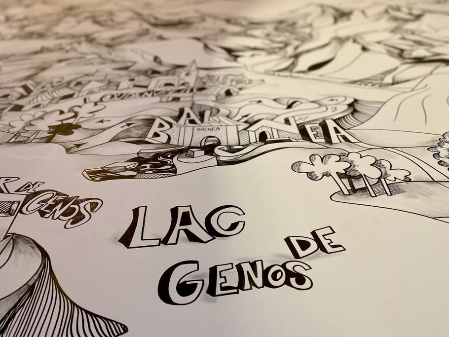 Photo 2 fresque Vallée du LOURON