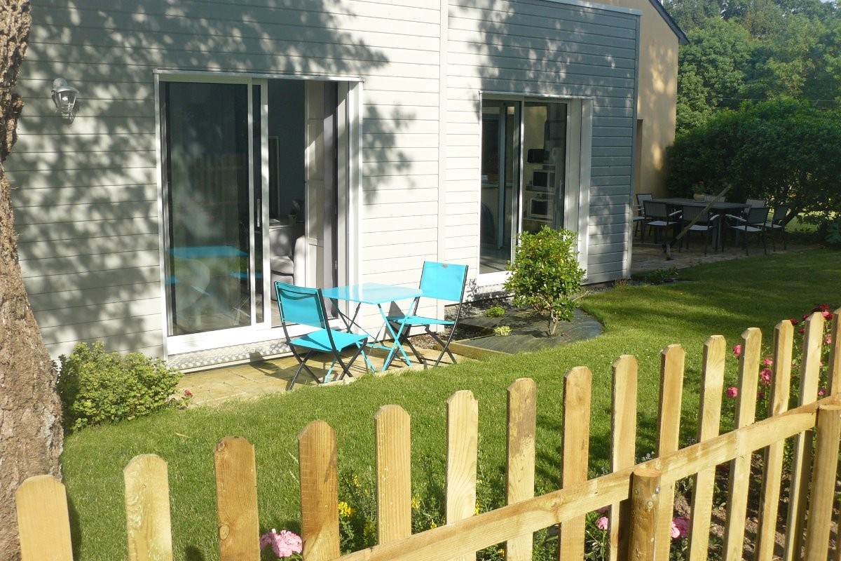 Terrasse en accès directe de la chambre "Brest"