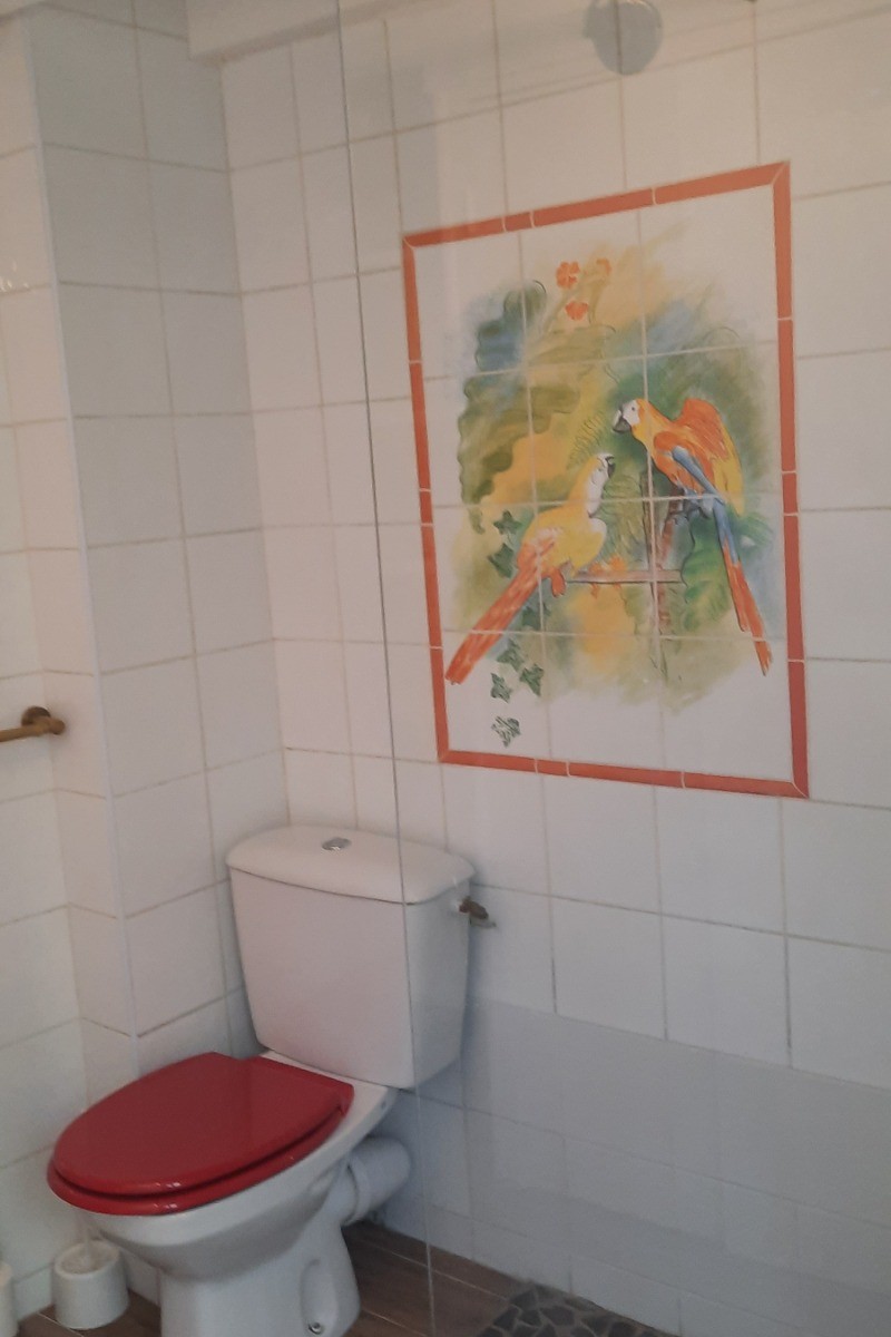 Douche à l'italienne et WC attenants à la chambre