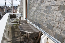 Bienvenue à bord, location, appartement, Pléneuf Val André, Bidan Claudine, terrasse