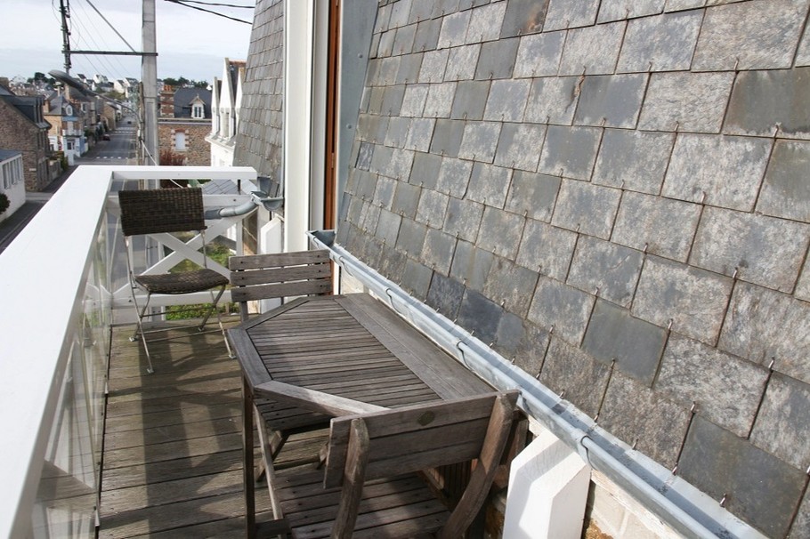 Bienvenue à bord, location, appartement, Pléneuf Val André, Bidan Claudine, terrasse