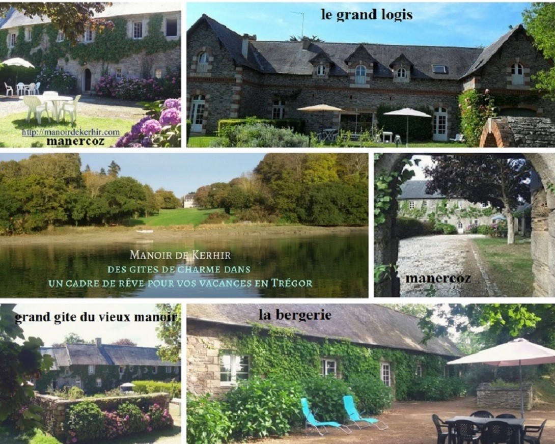 les 4 gites indépendants du domaine de Kerhir