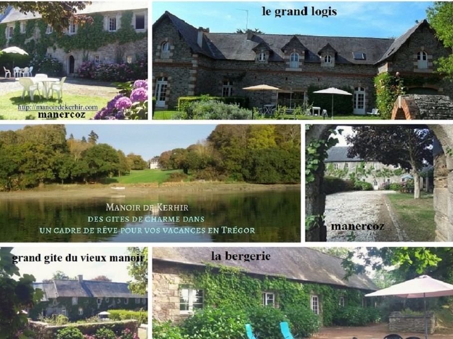 les 4 gites indépendants du domaine de Kerhir