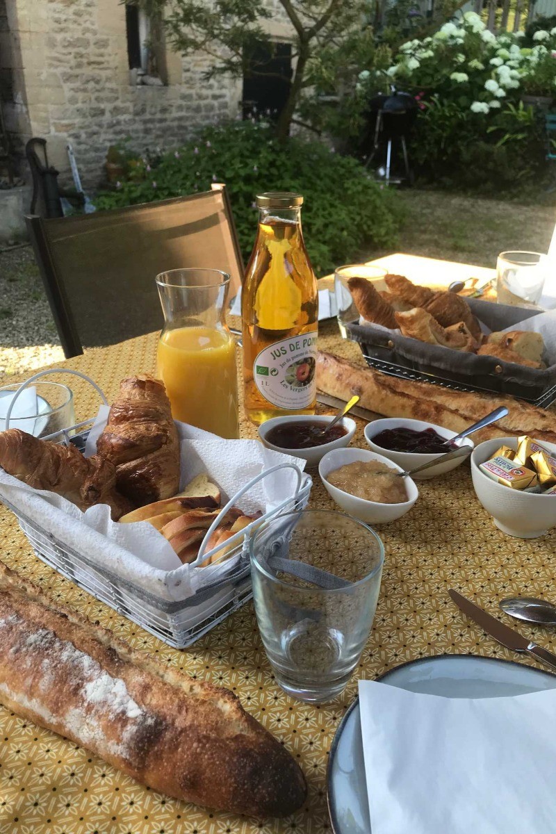 Le Mas Normand breakfast