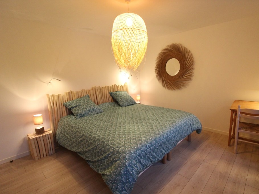 Chambre 1 Lit 180 - Au Gite des Mazes