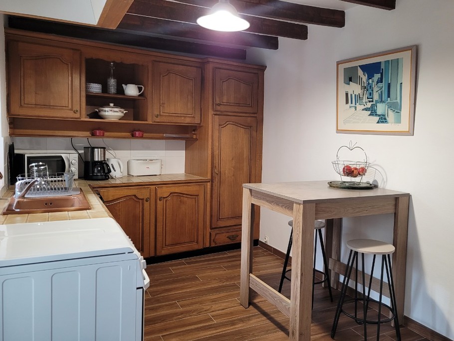 Cuisine - LE MILIN DU, DE 4 A 5 PERSONNES - AU COEUR VILLAGE DE GOUAREC ENTRE LE MORBIHAN ET LES CÔTES D'ARMOR - BRETAGNE #Clévacances