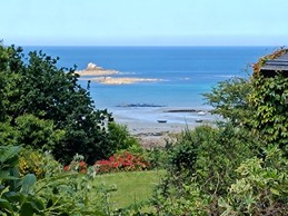 Vue du jardin marée basse