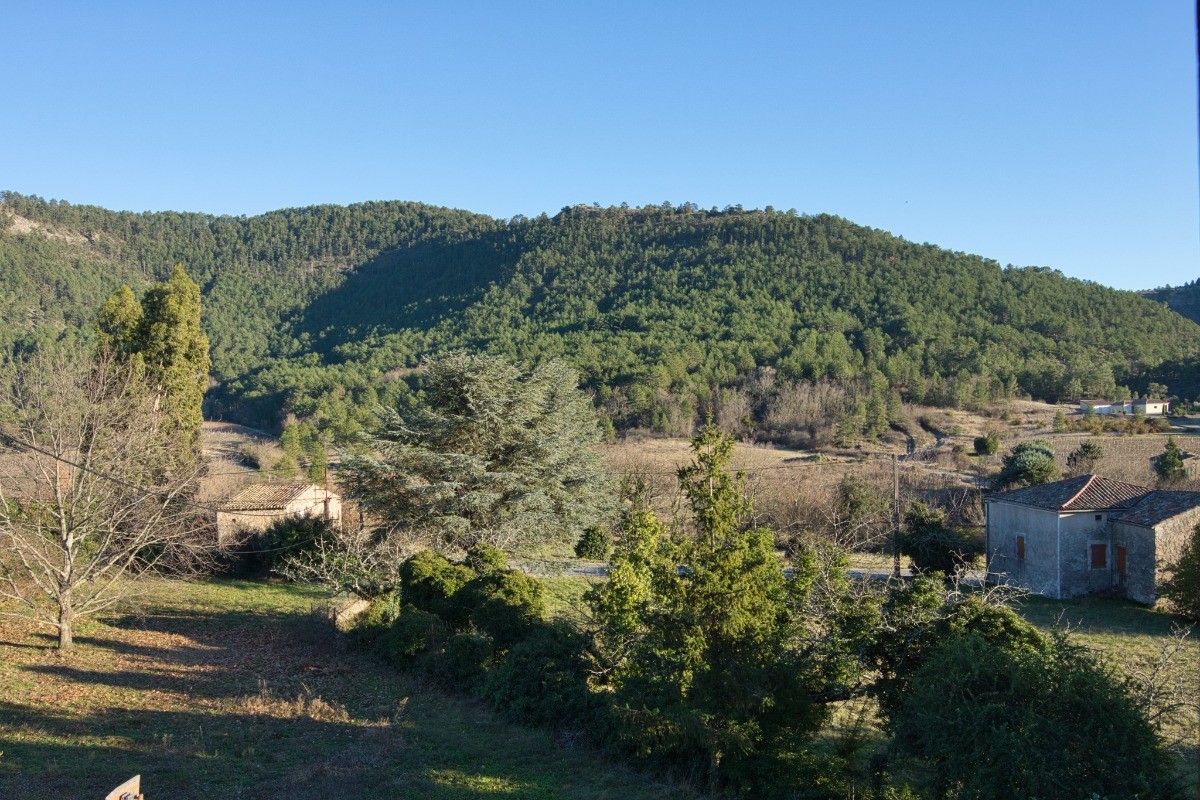 Cocon de Soie - Vue de la terrasse