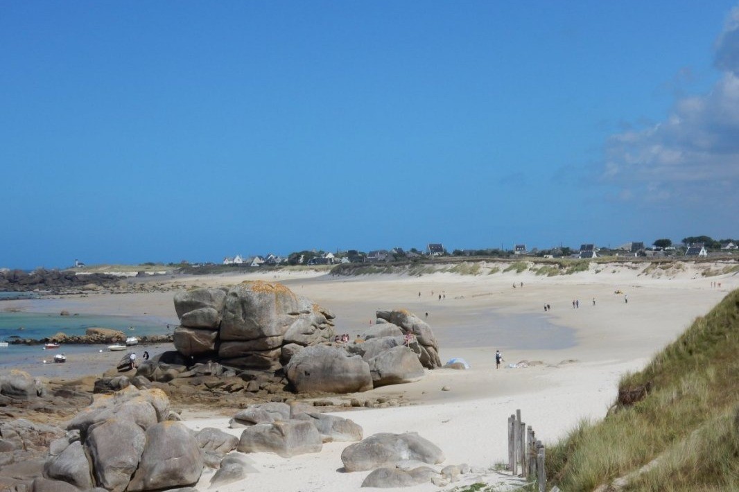 Plage sur la côte des légendes